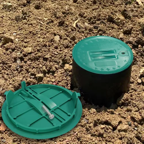 Miniatura 4 de Tapa de la caja de la válvula de riego de 10 pulgadas, tapa redonda de la caja de la válvula de control de riego por aspersión, una pieza