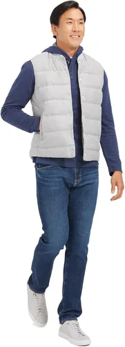 Miniatura 3 de Mizzen+Main Chaleco acolchado ligero resistente al agua para hombre, con botones frontales, colección York