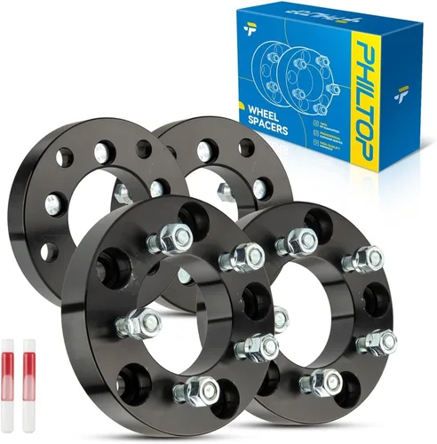 Miniatura 48 de PHILTOP Espaciador de rueda de 4 x 4 de 2 pulgadas, espaciadores de rueda centrados en las lengüetas para Polaris Trail Boss 330 2003-2013, Trail
