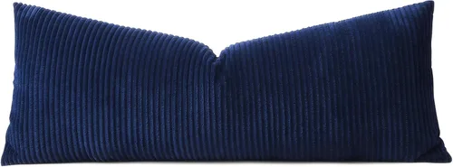 Miniatura 65 de Artscope Fundas de Almohada de Pana a Rayas Acogedoras Súper Suaves Decorativas Cuadradas Fundas de Cojín para Sofá Sillón Dormitorio Decoración
