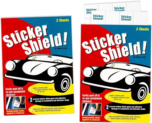 Aplicador de pegatina para parabrisas de Sticker Shield
