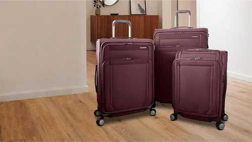 Miniatura 6 de Samsonite Lineate DLX Softside - Equipaje expandible con ruedas giratorias, Merlot, Merlot, Lineate Dlx Softside - Equipaje expandible con ruedas