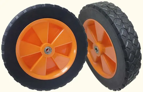 Miniatura 4 de predolo Rodamiento doble plegable de la rueda del reemplazo del carro de 7" para la carretilla del carro de la mano
