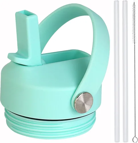 Miniatura 8 de Tapa de popote para botella de agua Yeti Rambler de 18, 26, 36, 64 onzas, tapa de repuesto para popote RTIC de 18 onzas, 26 onzas, 36 onzas, tapa