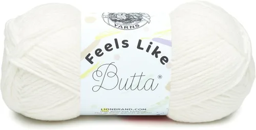 Miniatura 54 de Lion Brand Yarn - Hilo Feels Like Butta, hilo aterciopelado suave para tejer y hacer ganchillo, paquete de 1, Negro
