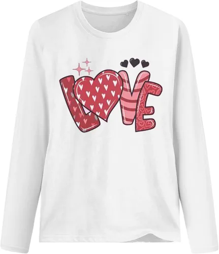 Miniatura 3 de Women's Breast Cancer Tops Blouse Cancer Awareness T Shirt Love Trendy Graphic Long Sleeve Casual Blouses
