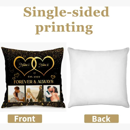 Miniatura 44 de Custom 6 Photo Throw Pillow Cover with Text for Mom, Cozy Cushion Ideal as a Thoughtful Gift for Family Mother’s Day Holidays or Special Occasions 6