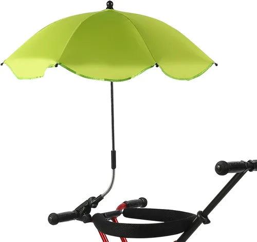Miniatura 18 de TITA-DONG Paraguas universal ajustable para silla de playa, sombrilla de protección UV con abrazadera, estampado de cebra Patrón de cebra