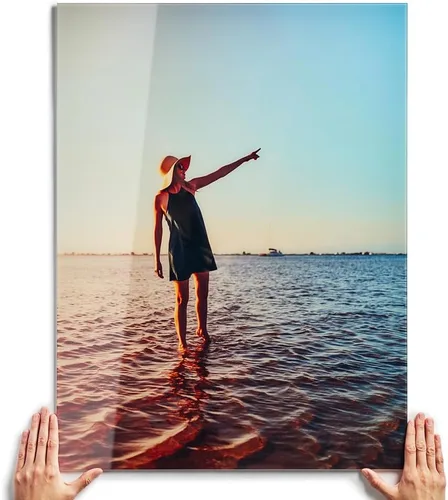 Miniatura 11 de Fracture Impresión fotográfica de vidrio personalizada: 5 x 5 pulgadas, tamaño cuadrado pequeño, carga tu propia foto, impresión de vidrio