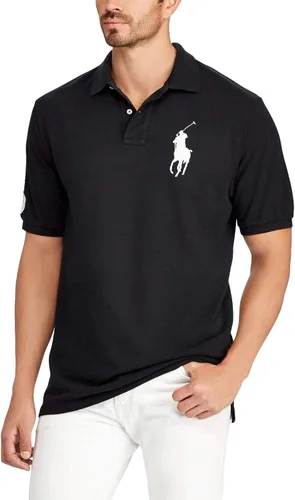 Miniatura 3 de POLO RALPH LAUREN Polo de malla de ajuste entallado para hombre Big Pony, Amarillo Hampton.