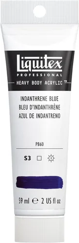 Miniatura 190 de Liquitex Pintura Acrílica Profesional de Cuerpo Pesado, Tubo de 2 oz (59ml), Rojo Fluorescente