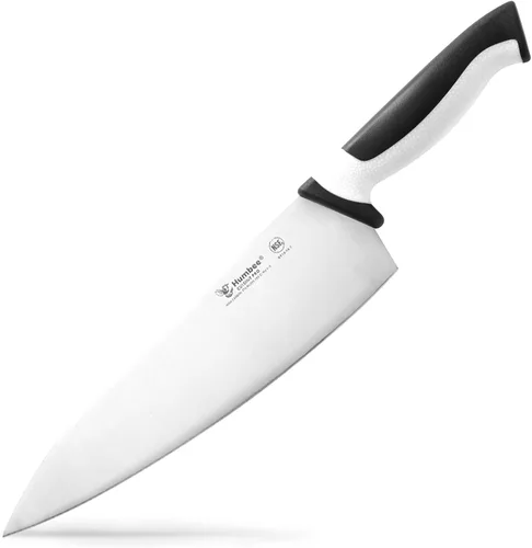 Miniatura 15 de Cuchillo de chef de 12 pulgadas, hoja de acero inoxidable de alto carbono certificada NSF – Mango ergonómico codificado por colores, cuchillo