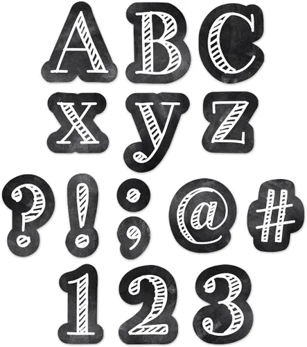 Miniatura 8 de CTP Café (Core Décor) Letras perforadas para el aula - Suministros esenciales para la escuela en casa - Los mejores suministros de regreso a clases