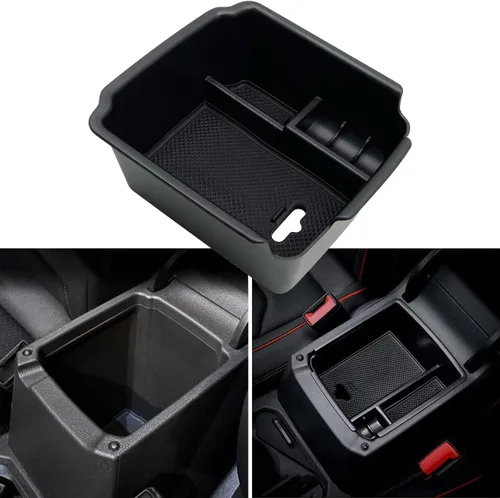 Miniatura 4 de Caja de almacenamiento interior organizadora de consola central para VW Tiguan 2024 2023 2022 2021 2020 2019 2018 VW Tiguan y 2026 2025 2024 2023