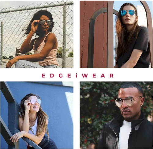 Miniatura 6 de Edge I-Wear - Gafas de sol al por mayor a granel para hombre, piloto, aviador, bisagra de resorte, paquete de 12