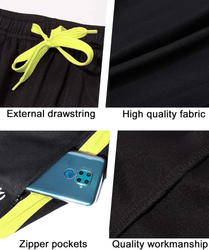 Miniatura 6 de Pantalones deportivos para hombre con bolsillos con cremallera, parte inferior abierta, pantalones deportivos ligeros, para entrenamiento, correr