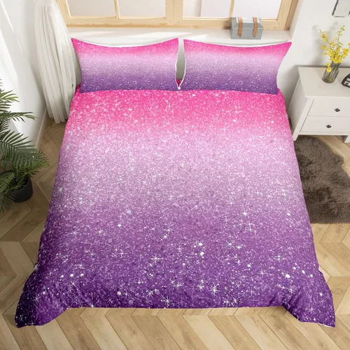 Miniatura 35 de Feelyou Love Gymnastics - Juego de ropa de cama de gimnasia para niñas y niños, ejercicios de suelo, ballet, funda de edredón decorativa de Multi 902