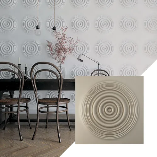 Miniatura 19 de Ekena Millwork 19 5/8 pulgadas de ancho x 19 5/8 pulgadas de alto, Shallow EnduraWall Panel decorativo de pared 3D, carbón