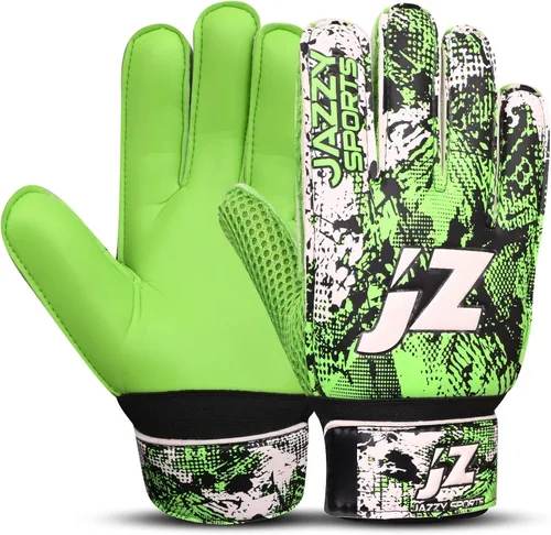 Guantes de portero de fútbol, guantes de portero de dedo, guantes de fútbol de 0.157 in de látex de agarre fuerte, protección de la columna