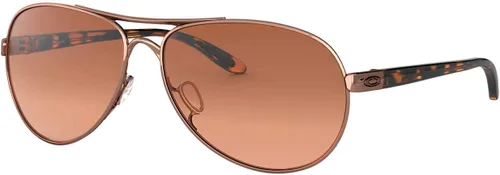 Oakley womens Oo4079 Feedback Aviator Sunglasses