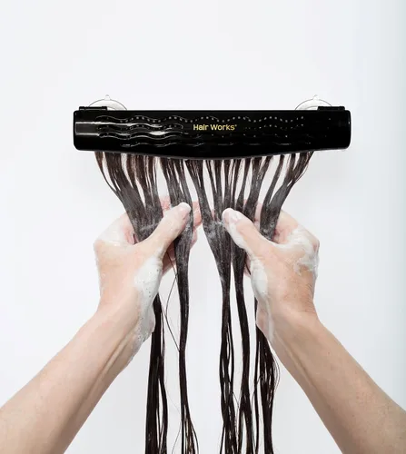 Miniatura 4 de Hair Works Organizador de extensiones de cabello 4 en 1: el soporte original para extensiones de cabello diseñado para sujetar de forma segura tus