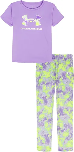 Miniatura 45 de Under Armour baby-girls Ua Terrazzo Leopard Heart SetShort Set