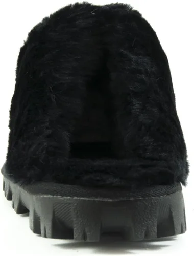 Miniatura 4 de CLPP'LI Pantuflas de invierno cálidas de piel sintética para mujer