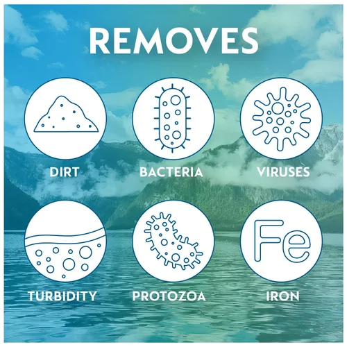 Miniatura 5 de PROT3CT Cartucho de filtro de agua de repuesto: alternativa al cartucho de repuesto de filtro de agua Berkey - Se adapta a otros sistemas de filtro