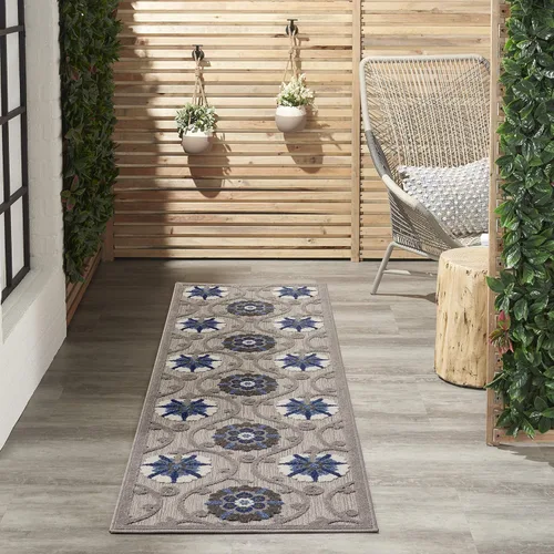 Miniatura 3 de Nourison Home Aloha - Alfombra de 2 pies 3 pulgadas x 8 pies, fácil de limpiar, no se desprende, para dormitorio, sala de estar, comedor y cocina