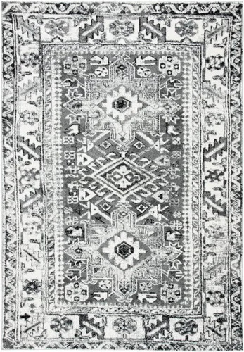 Miniatura 39 de SAFAVIEH Vintage Hamadan Collection Alfombra - 5'3" x 7'6", Rojo & Multi, Diseño tradicional persa, que no desprende pelusa y fácil de limpiar