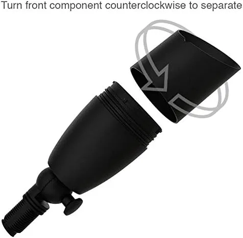 Miniatura 3 de MarsLG ALS1 - Luz de aluminio de bajo voltaje direccional para paisaje en acabado negro con pico de tierra y bombilla LED MR16 gratis