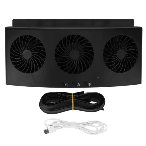 Ventilador de escape de coche para ventana, ventilador de ventilación de alta velocidad de 4000 RPM, ventilador de escape portátil para interior del