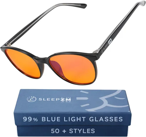 Miniatura 24 de Sleep ZM Blue Light Blocking & Light Sensitivity Glasses - 8 Lens Types for Comfort, Relaxation, Sleep & Relief