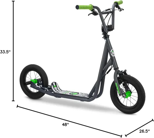 Miniatura 8 de Mongoose Expo Patinete, manillar estilo BMX y rotor de cable de freno, plataforma ancha para niños, jóvenes, niños y niñas de 6 años en adelante