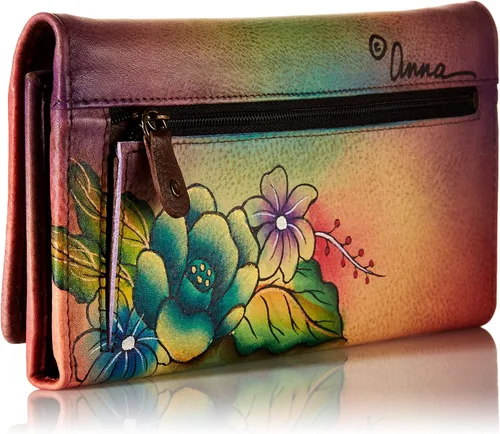 Miniatura 2 de Anna by Anuschka Cartera de cuero genuino pintada a mano para mujer