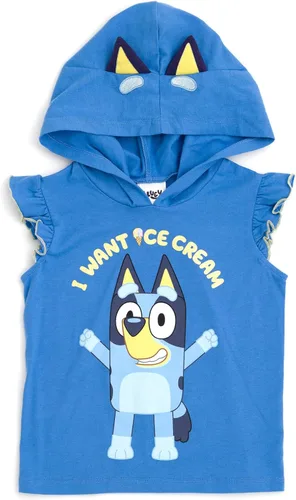 Miniatura 3 de Bluey Bingo Girls Cosplay Tank Top and Active Retro Dolphin French Terry Shorts Toddler to Little Kid
