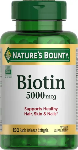 Cápsulas blandas Natures Bounty Biotin, 0,00018 oz, 1, 1