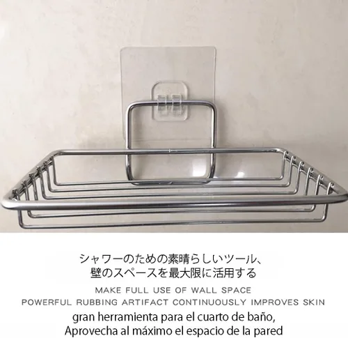Miniatura 3 de 12 almohadillas adhesivas de repuesto para montaje en pared para cocina, baño, ducha, organizador de estante para ganchos adhesivos sin uñas
