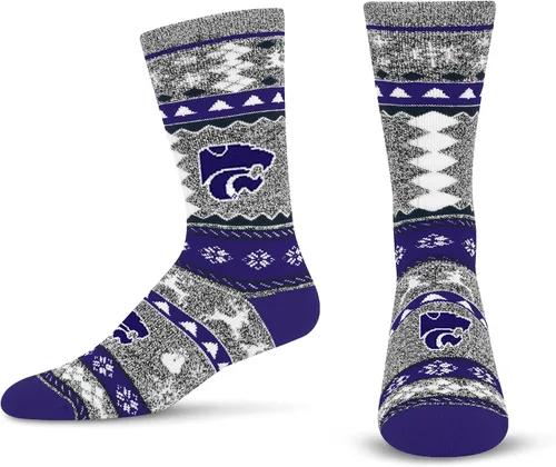 Miniatura 30 de For Bare Feet Ugly Holiday Sweater Crew Sock NCAA