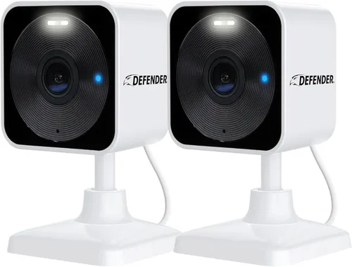 Miniatura 10 de Cámara de seguridad Defender GO 2K con AI, WiFi para interior/exterior, para hogar, negocio, mascotas, bebé, detección AI, banda dual, foco/sirena