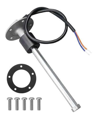 Miniatura 8 de Indicador de nivel de combustible de 0-90 ohm, medidor de combustible marino impermeable con esfera de 52 mm y retroiluminación LED, medidor Medidor