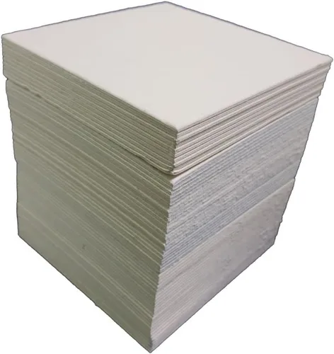 Miniatura 3 de Almohadillas de filtro n.º 1 de 7.9 in x 7.9 in para filtros de placas de 7.9 x 7.9 in. Almohadillas nominales de 8 micras. Funciona con filtros