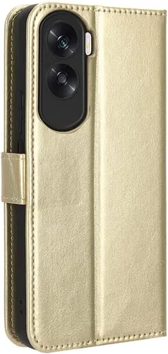 Miniatura 4 de Funda para Honor X50i, funda de cuero con tapa para Honor X50i 5G CRT-AN00 Case Gold Oro