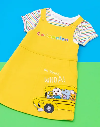 Miniatura 5 de CoComelon Pinafore - Vestido para niños y niñas pequeñas