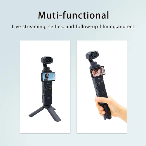 Miniatura 7 de Mini trípode para DJI Osmo Pocket 3, para bolsillo 3 cardán cámara trípodes soporte de escritorio