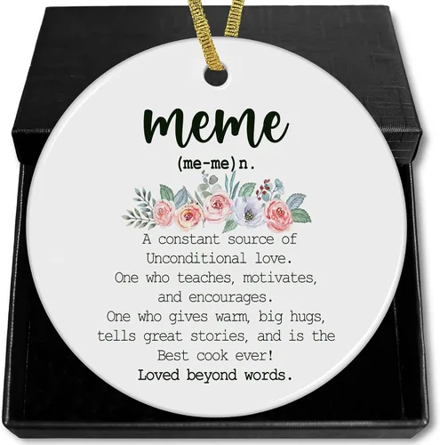 Miniatura 9 de Gigi Definition - Adornos de cerámica de Navidad para el Día de la Madre, regalos para mujeres Gigi, abuela de nietos, nieto, nieta, adornos