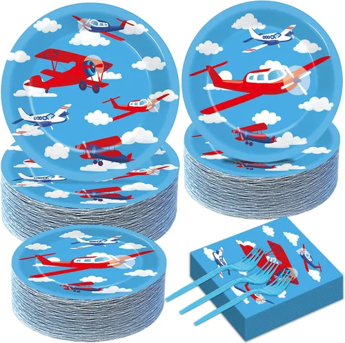 Miniatura 9 de 50 platos y servilletas de fútbol para invitados, suministros de fiesta, decoración de fiesta de cumpleaños de fútbol, juego de vajilla desechable