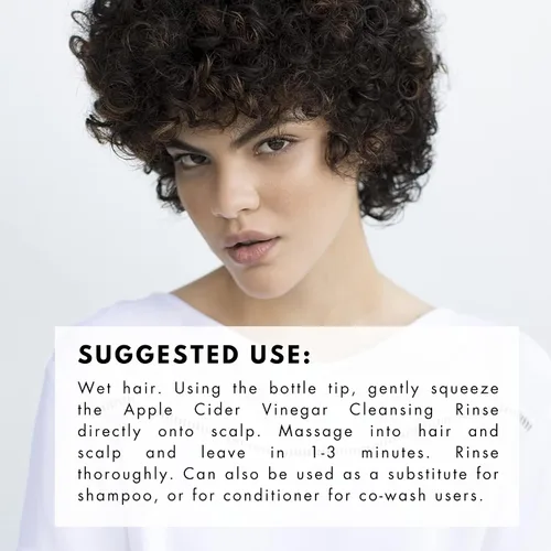 Miniatura 3 de R+Co Lost Treasure - Enjuague limpiador de vinagre de sidra de manzana, brillo dramático, suaviza el cabello, conserva el color, vegano y libre