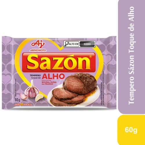 Sazon para salsas, carnes, aves, pescado, mariscos, guisos, arroz, frijoles y otros platos, 2.11 oz por Brazilian Corner | Tempero Sazon para