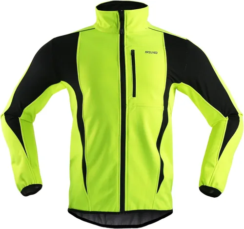 Miniatura 2 de Chaqueta térmica para ciclismo (tejido Softshell, resistente al viento, impermeable, 15K) de ARSUXEO